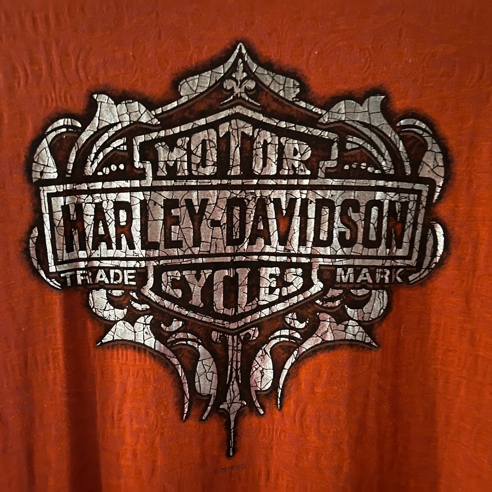 Harley Davidson Orange Top